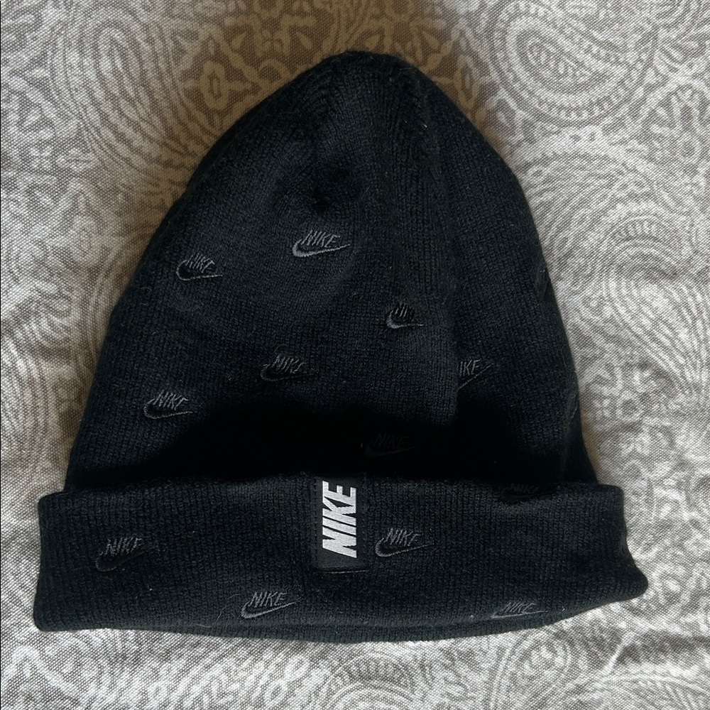 Nike Black Knit Beanie